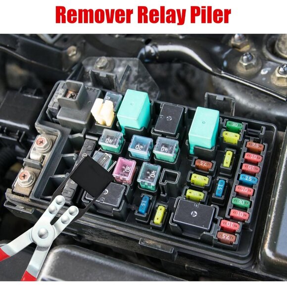 Relay Puller Pliers and Relay Fuse Remover Tools, 6 Pack, Automobile Fuse Puller - Picture 5 of 7